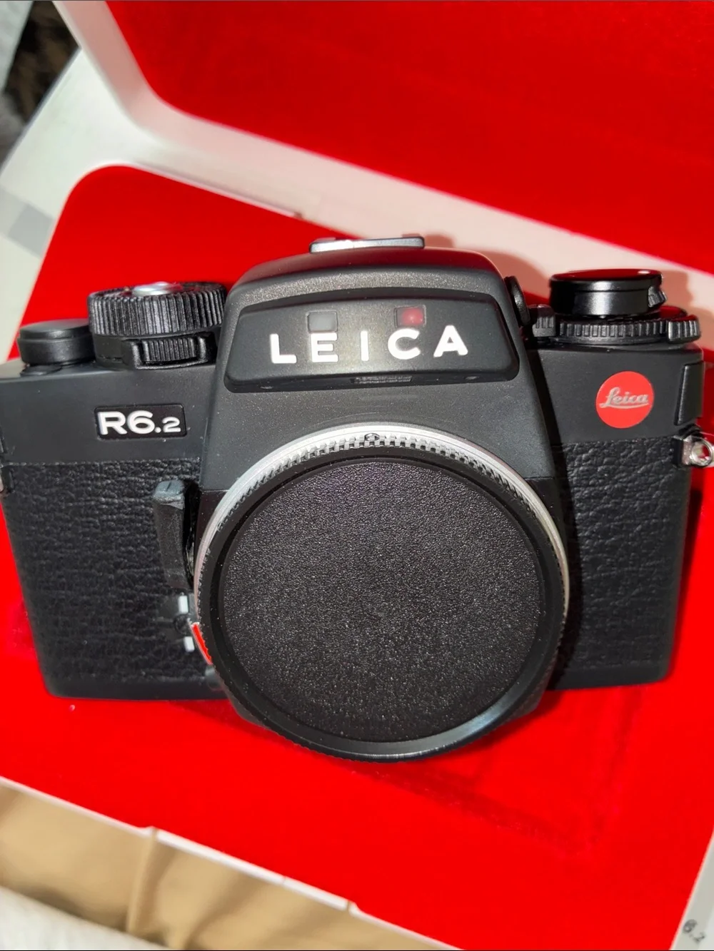 Leica R6.2 Black Body New in Box NEVER USED MINT CONDITION w Case Strap Germany